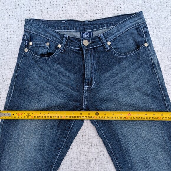 Vtg Victoria Beckham Rock & Republic Blue Denim Bootcut Jeans Women’s Size 30 - Picture 4 of 9